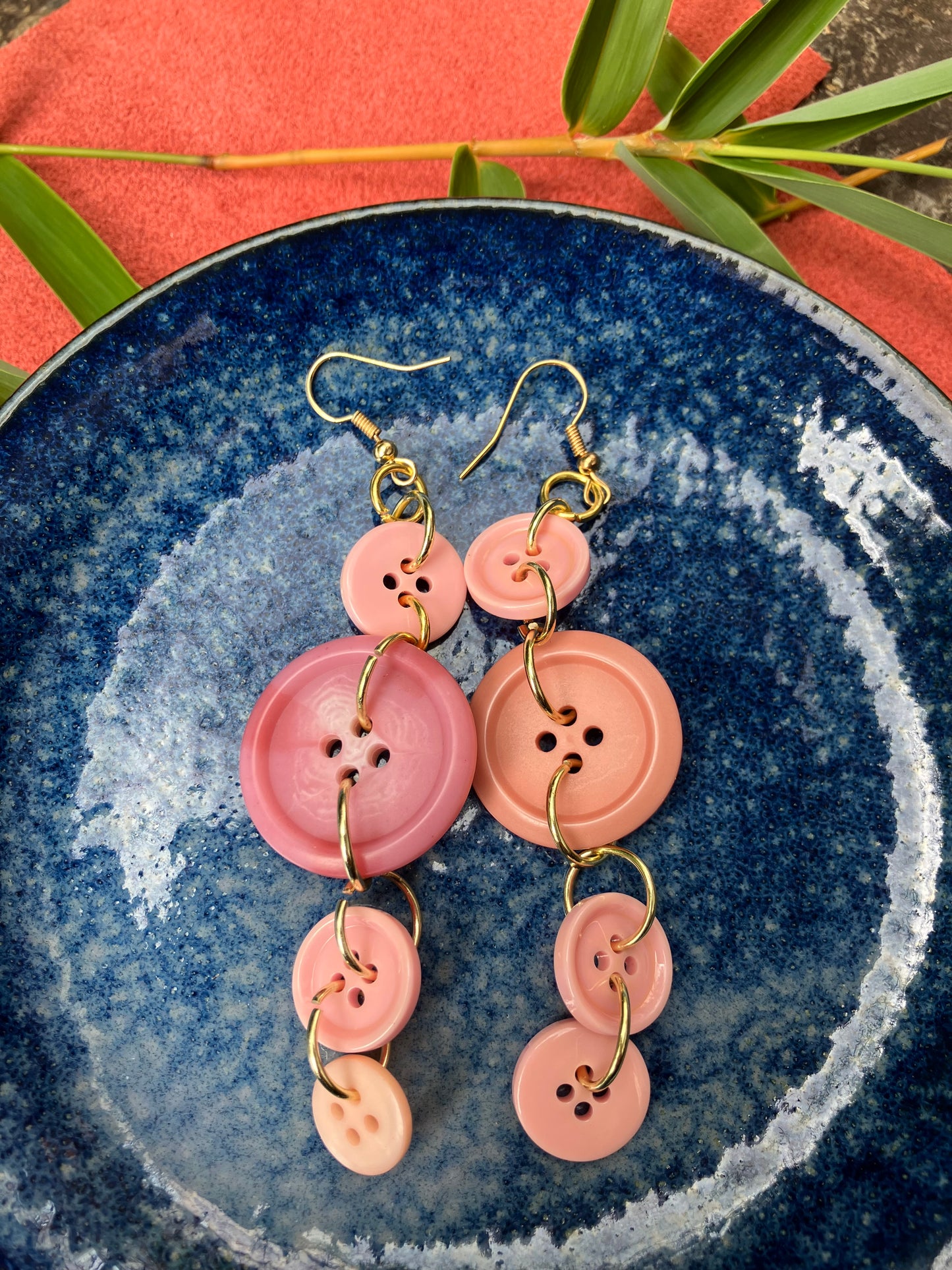 Button Earrings