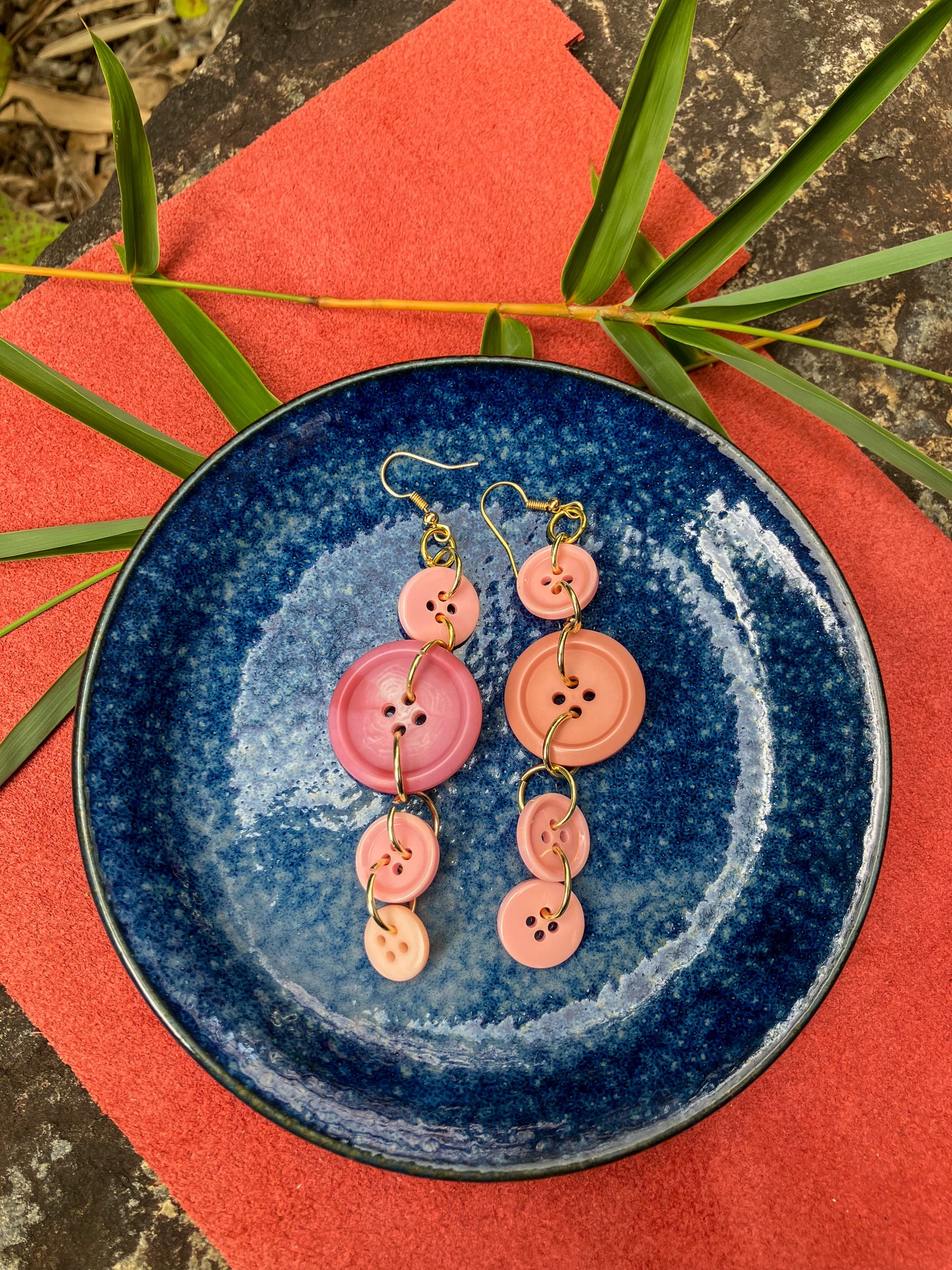 Button Earrings