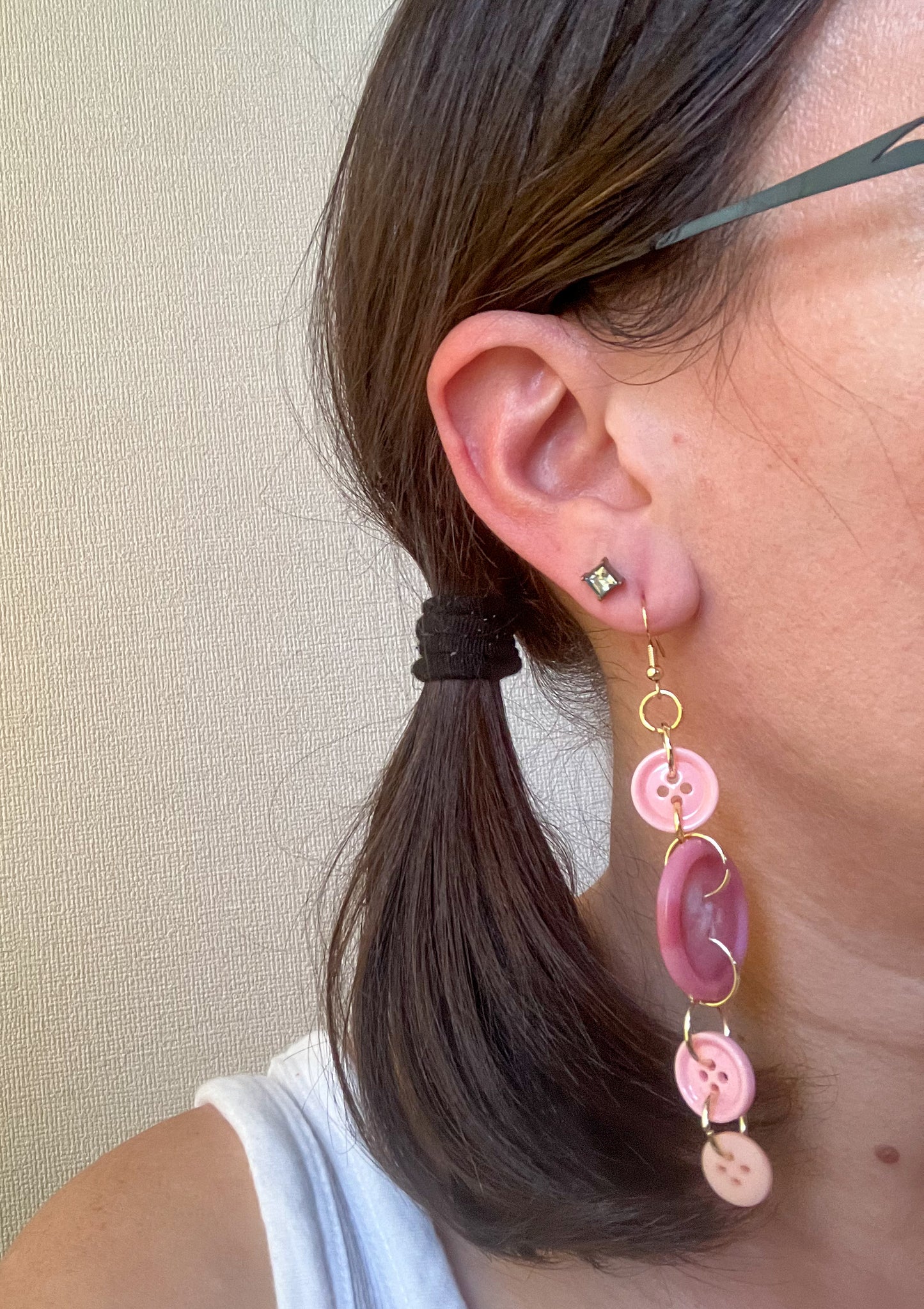 Button Earrings