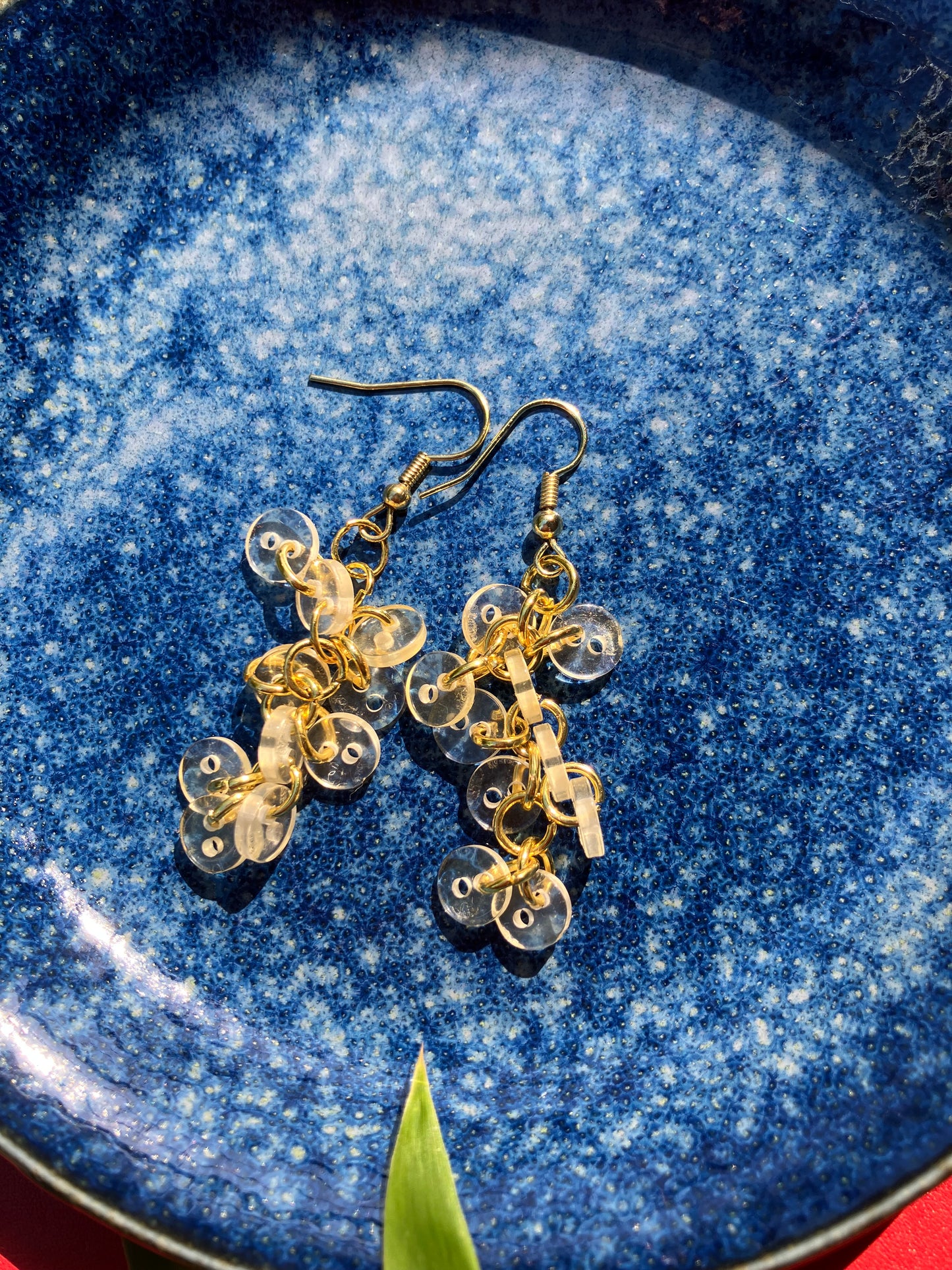 Button Earrings