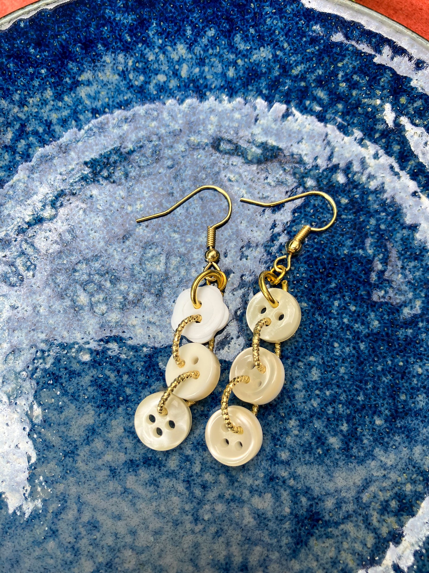 Button Earrings