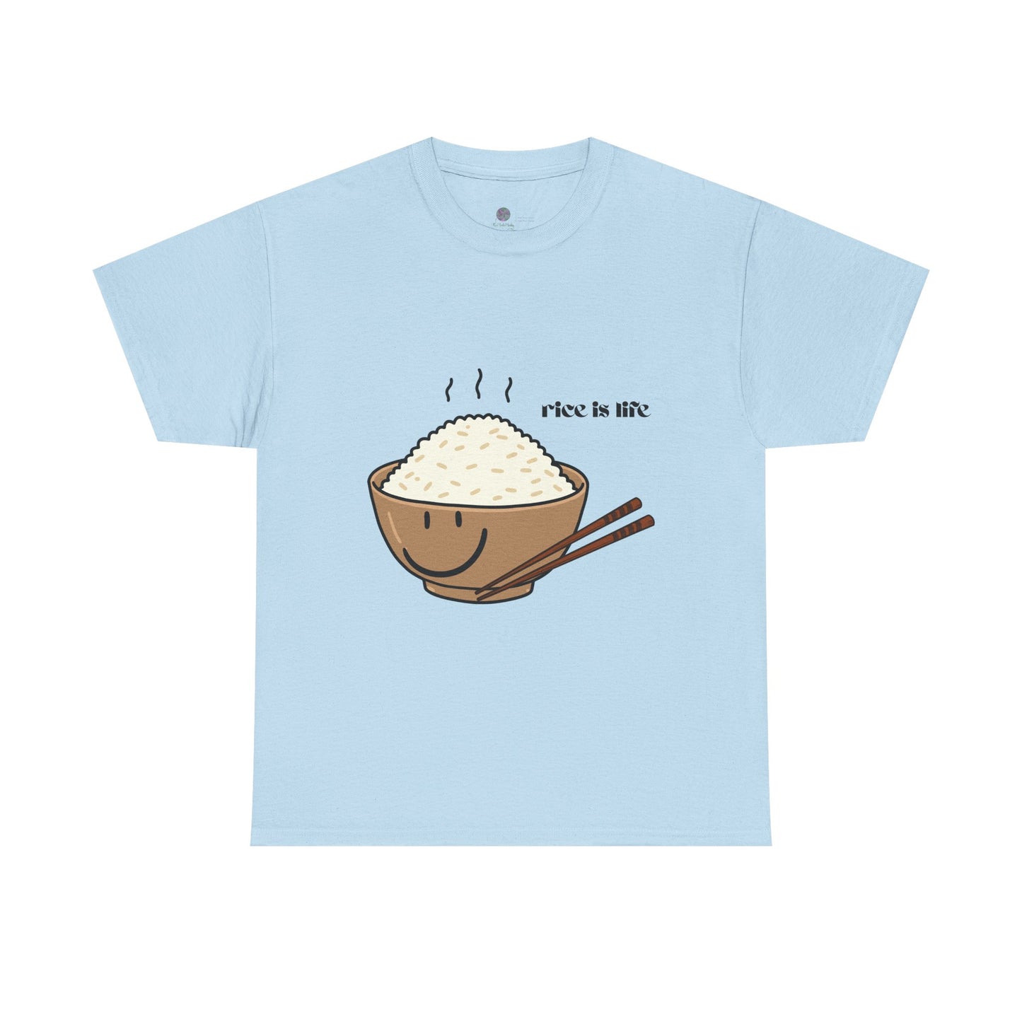 Rice is Life Unisex Heavy Cotton Tee