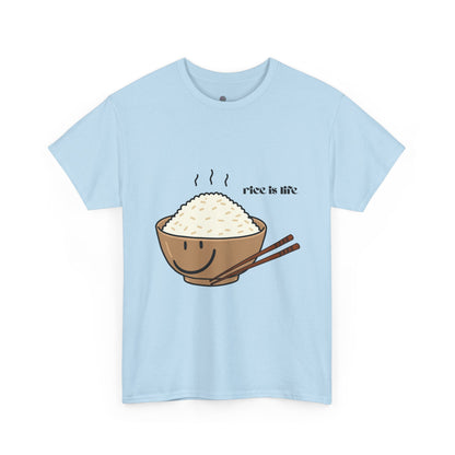 Rice is Life Unisex Heavy Cotton Tee