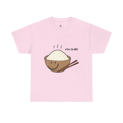 Rice is Life Unisex Heavy Cotton Tee