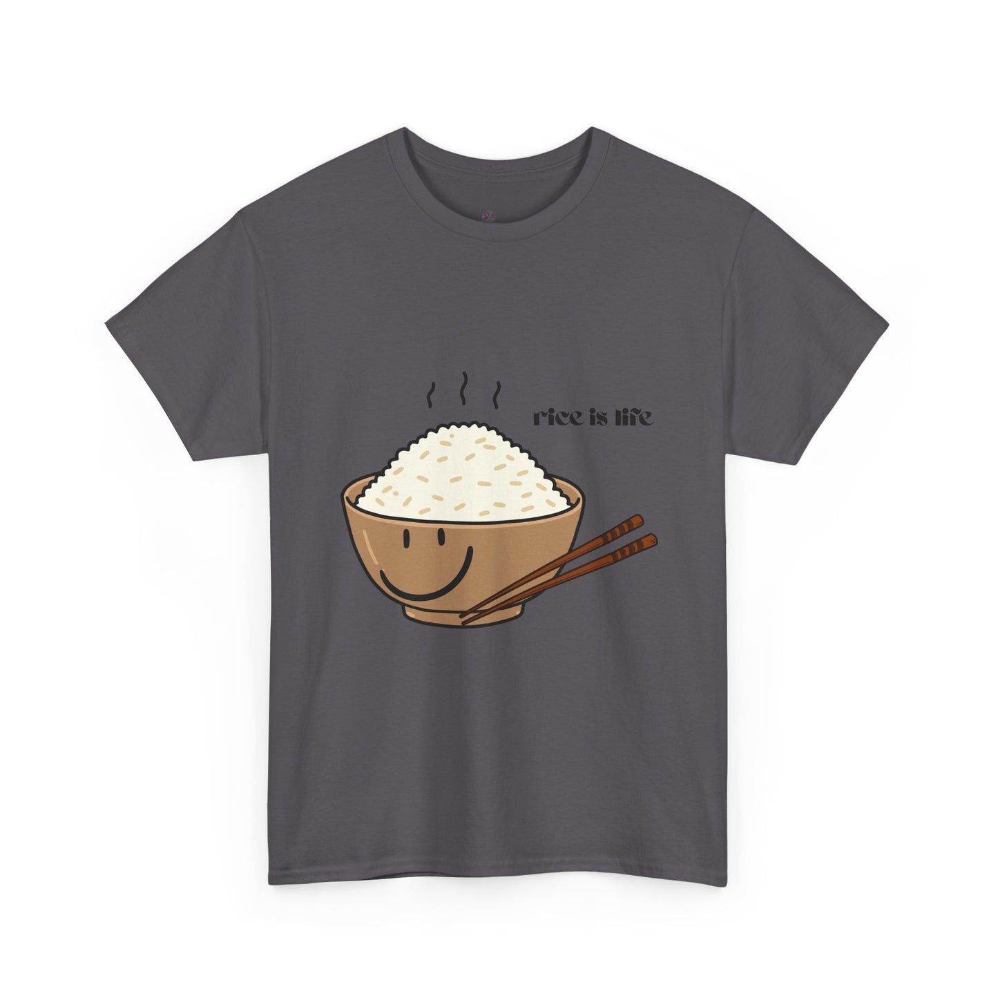 Rice is Life Unisex Heavy Cotton Tee