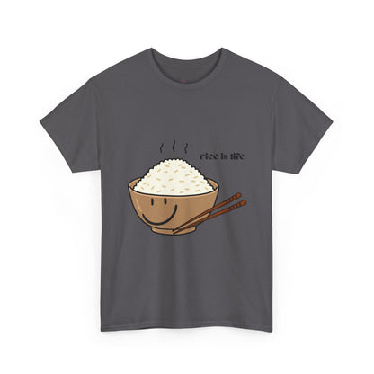 Rice is Life Unisex Heavy Cotton Tee