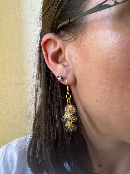 Button Earrings