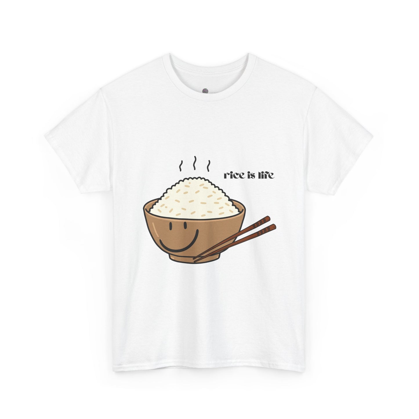 Rice is Life Unisex Heavy Cotton Tee