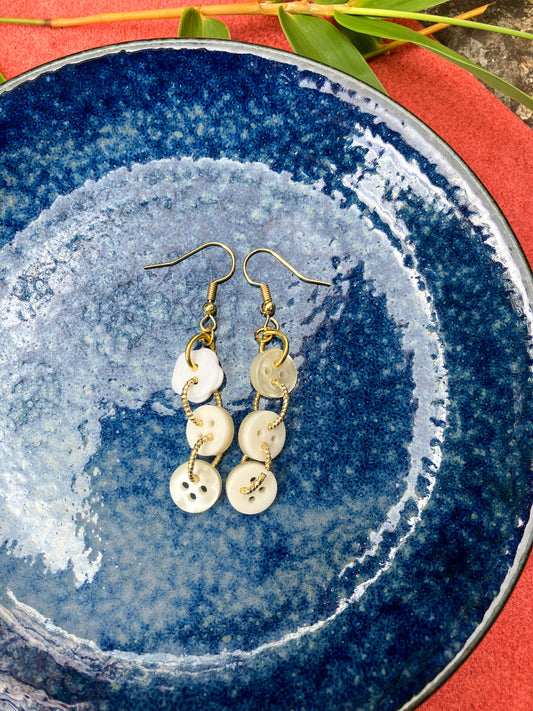Button Earrings