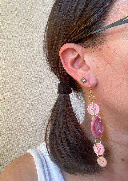 Button Earrings