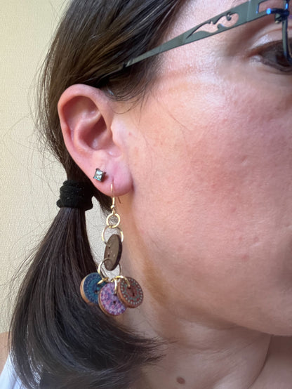 Button Earrings