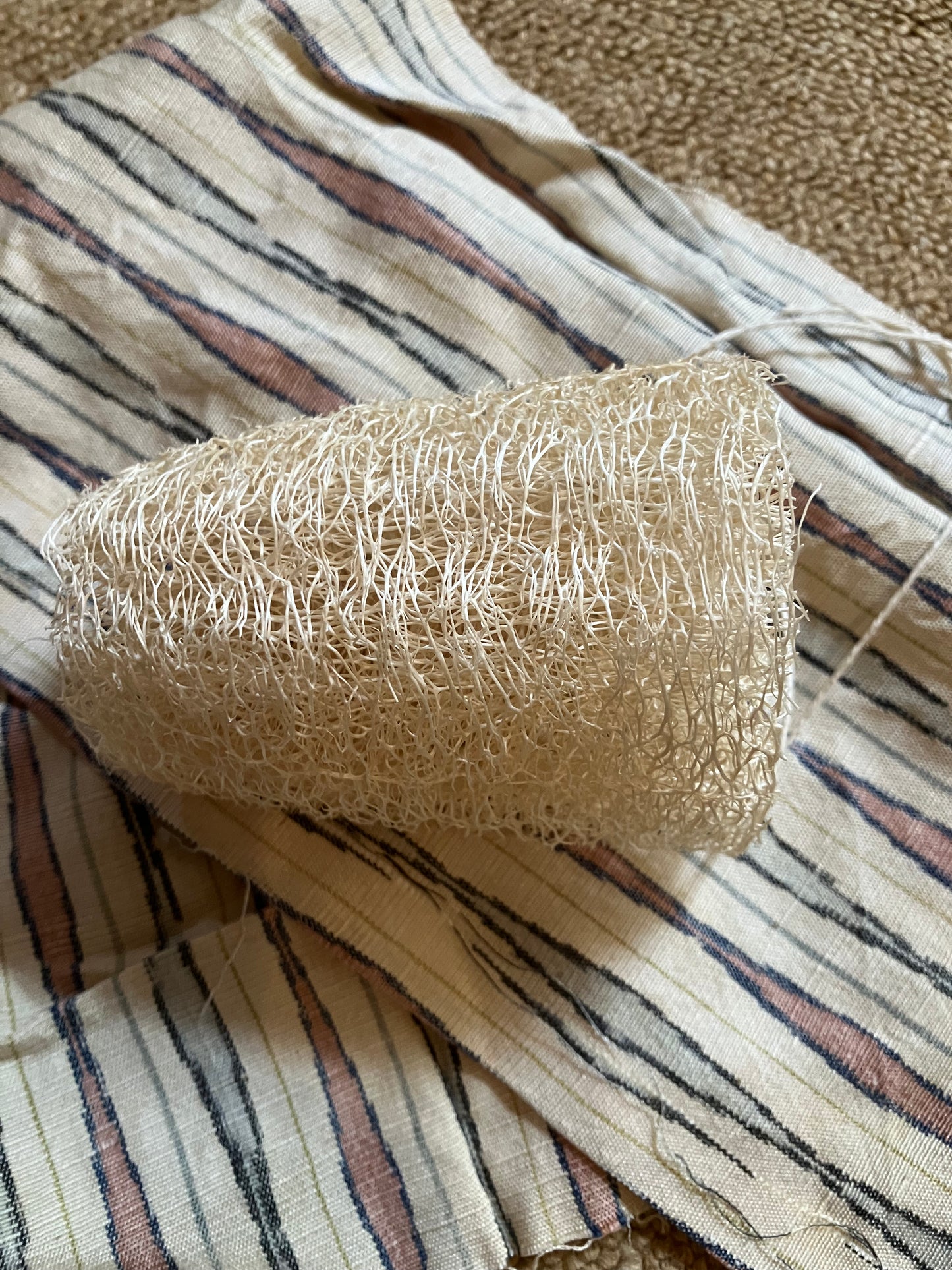 All natural loofah sponge