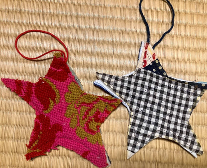 Two quilted stars